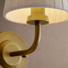 Adria Sconce - Pleated WhiteBlushlighting