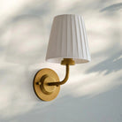 Adria Sconce - Pleated WhiteBlushlighting