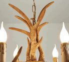 Affordable Vintage Rustic Resin Antler Candelabra Chandelier for Living Room / Restaurant / Cafe / Bar-