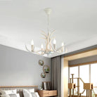 Affordable Vintage Rustic Resin Antler Candelabra Chandelier for Living Room / Restaurant / Cafe / Bar-