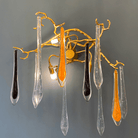 Agnes Branch Crystal Wall Sconce - MediumColorfulBlushlighting