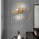 Agnes Branch Crystal Wall Sconce - SmallClearBlushlighting
