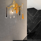 Agnes Branch Crystal Wall Sconce - MediumColorfulBlushlighting