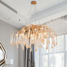 Agnes Brass Branch Crystal Chandelier - 41.34" LBlushlighting