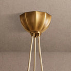 Agnes Chandelier - brass finish, modern home lighting