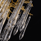 Agnes Round Branch Crystal Chandelier - 23.62" diamBlushlighting