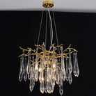 Agnes Round Branch Crystal Chandelier - Ineffable Lighting