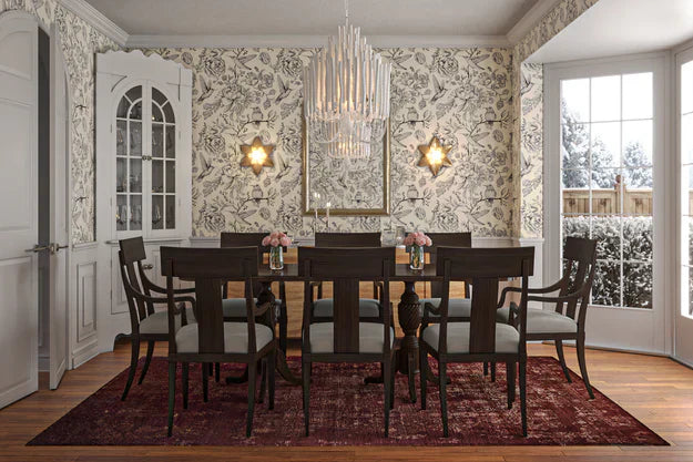 5/6-Light Modern Branch Modeling Chandelier in White or Black for Stylish Interiors