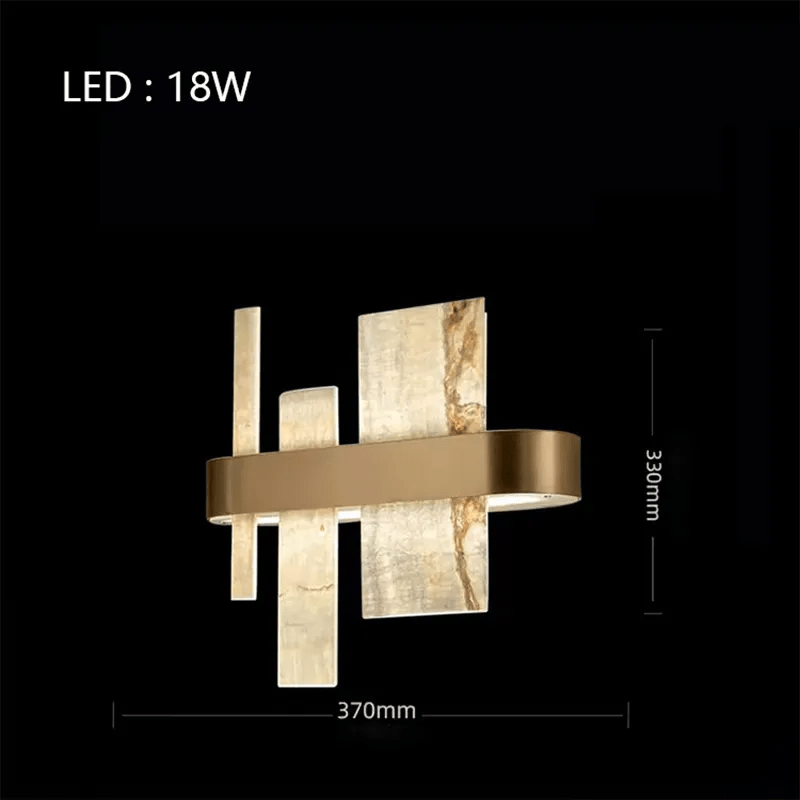 Alabaster Acropolis LED Wall Sconce - 25.6" WBlushlighting