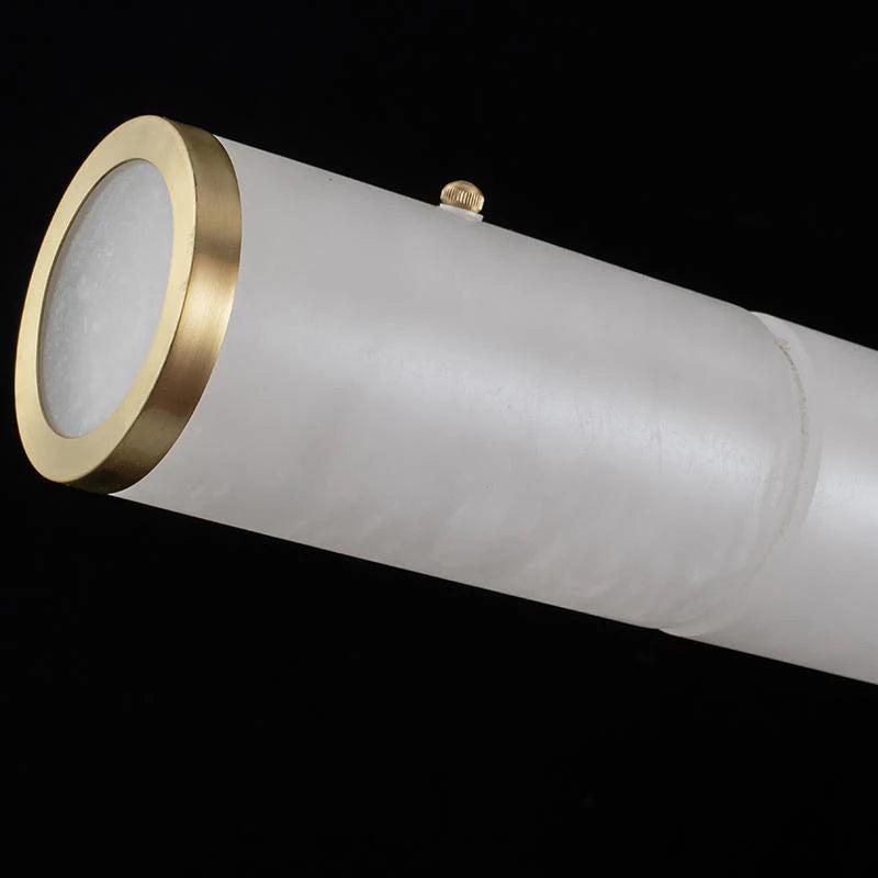 Alabaster Anne Art Linear Chandelier-Blushlighting