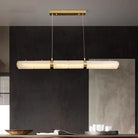 Alabaster Anne Art Linear Chandelier-Blushlighting
