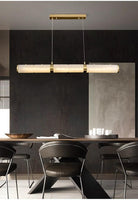 Alabaster Anne Art Linear Chandelier-Blushlighting