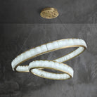 Alabaster Anne Circle Round Chandeliers - 23.6" D+40.2" DBlushlighting