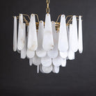 Alabaster Anne Foyer Art Chandelier-Blushlighting