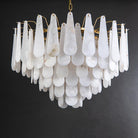 Alabaster Anne Foyer Art Chandelier-Blushlighting