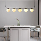 Alabaster Anne Island Chandelier 5 Lights - Blushlighting