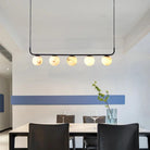Alabaster Anne Island Chandelier 5 Lights - Blushlighting