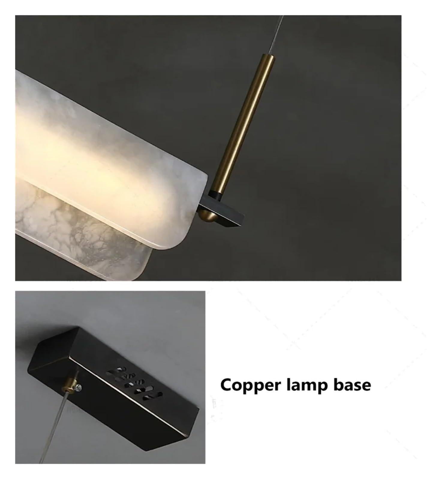 Alabaster Anne Linear Art Chandelier-Blushlighting