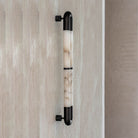 Alabaster Banded KoKo Sconce-Wall Lamp-Blushlighting-Blushlighting