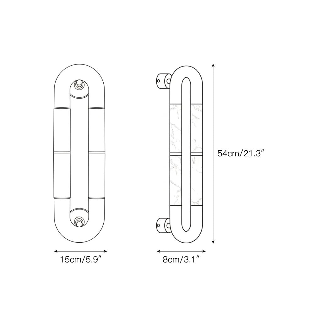 Alabaster Banded KoKo Sconce-Wall Lamp-Blushlighting-Blushlighting