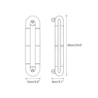 Alabaster Banded KoKo Sconce-Wall Lamp-Blushlighting-Blushlighting