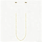 Alabaster Bead LED Pendant Light - L360 × W75 × S100 mm — 4 alabaster beadsBlushlighting