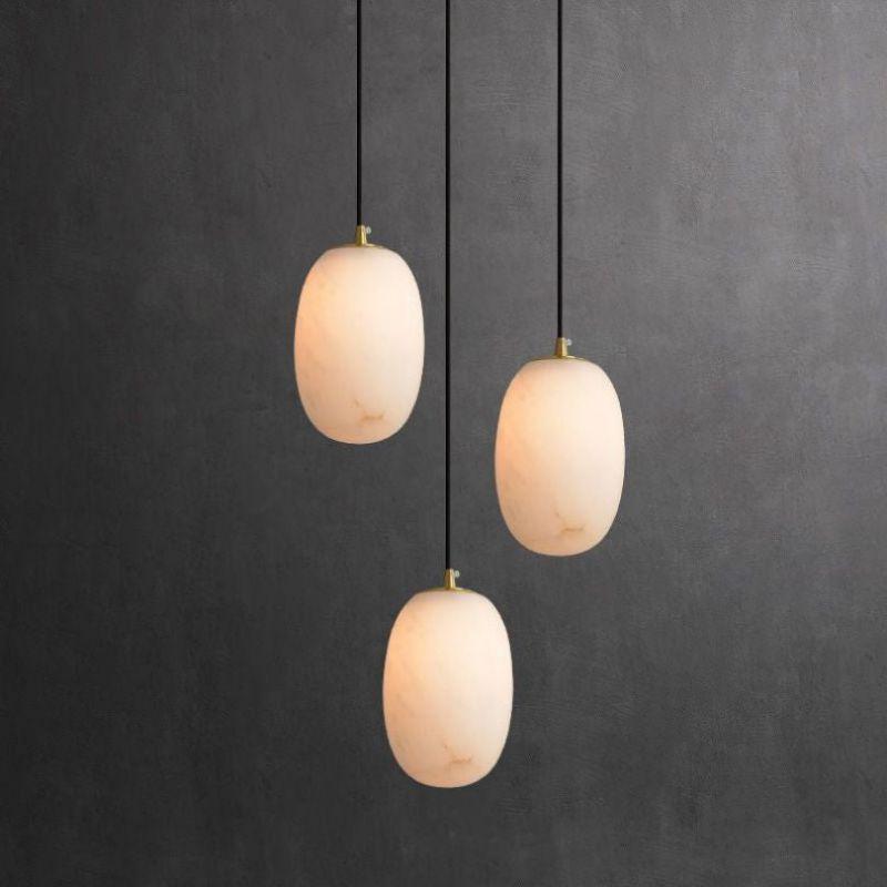 Alabaster Bedside Pendant Light-Pendant for living room,Pendant for kitchen,Pendant for bathrooms,Pendant for bedrooms,Pendant for foyer,Pendant for stairways,Pendant for dining room-Blushlighting