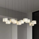 Alabaster Box Linear Chandelier-Blushlighting