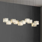 Alabaster Box Linear Chandelier-Blushlighting