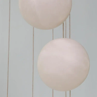 Alabaster Brass Modern Globe Spiral Chandelier - Blushlighting