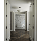 Alabaster Bronze & White LED Chandelier – Elegant 33‑Inch - Blushlighting