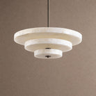 Alabaster Bronze & White LED Chandelier – Elegant 33‑Inch - Blushlighting