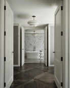 Alabaster Bronze & White LED Chandelier – Elegant 33‑Inch - Blushlighting