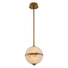 Alabaster Canterbury LED Mini Pendant-Pendant for living room,Pendant for kitchen,Pendant for bathrooms,Pendant for bedrooms,Pendant for foyer,Pendant for stairways,Pendant for dining room-10"H-Blushlighting