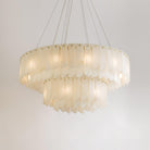 Alabaster Cascade Tiered Chandelier - ∅ 39.4″ x H 59″ / Dia 100cm x H 150cmBrass & WhiteBlushlighting