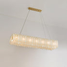Alabaster Cascade Tiered Chandelier - ∅ 37.4″ x H 59″ / Dia 95cm x H 150cmBrass & WhiteBlushlighting