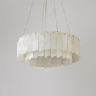 Alabaster Cascade Tiered Chandelier - ∅ 31.5″ x H 59″ / Dia 80cm x H 150cmBrass & WhiteBlushlighting