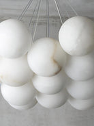 Alabaster Ceiling Pendant - 7 HEADS D 50CM X H 200CM / ∅ 19.7″ X H 78.7″Blushlighting