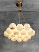 Alabaster Ceiling Pendant - 19 HEADS D 85CM X H 200CM / ∅ 33.5″ X H 78.7″Blushlighting