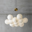 Alabaster Ceiling Pendant - 13 HEADS D 68CM X H 200CM / ∅ 26.8″ X H 78.7″Blushlighting