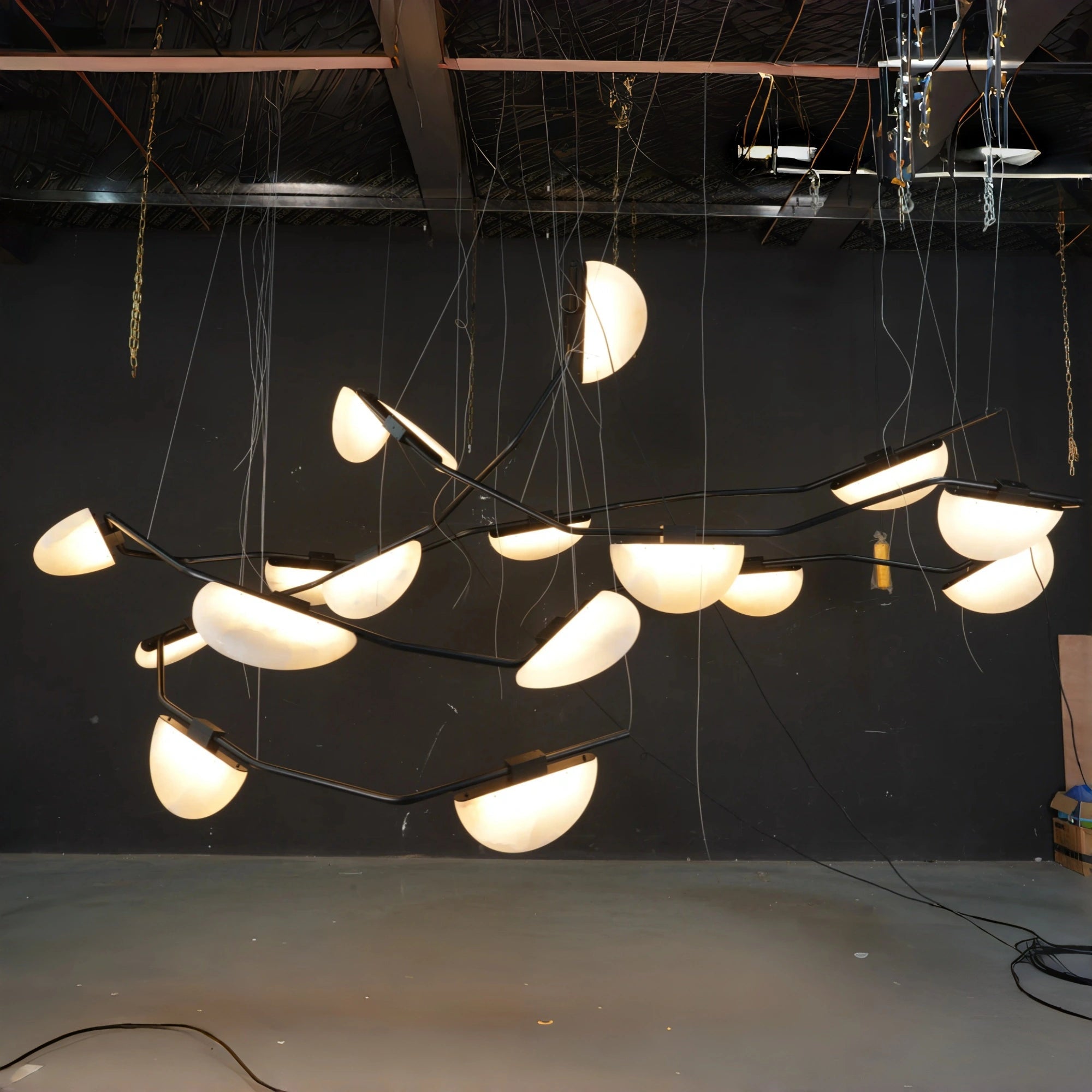 Alabaster Chandelier Artistic Modern Chandelier - Blushlighting