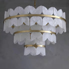 Alabaster Cloudscape Chandelier with 1/2 layer - 2 layers Long L 39.4" x W 13.8" x H 14.2" / L 100cm x W 35cm x H 36cmBlushlighting