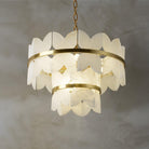 Alabaster Cloudscape Chandelier with 1/2 layer - 2 layers 31.5" x H 14.2" / Dia 80cm x H 36cmBlushlighting
