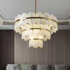Alabaster Cloudscape Chandelier with 1/2 layer-Blushlighting
