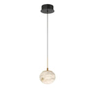 Alabaster Codri LED Pendant - Matte Black1 LightBlushlighting
