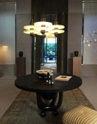 Alabaster Comet Pendant Lamp - D 40cm x H 45cm / ∅ 15.7″ x H 17.7″BlackWarm LightBlushlighting