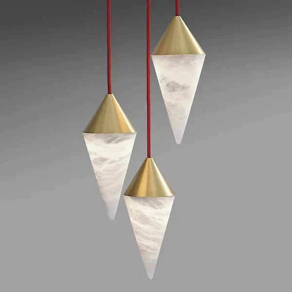 Alabaster Cone Pendant Light-Pendant for living room,Pendant for kitchen,Pendant for bathrooms,Pendant for bedrooms,Pendant for foyer,Pendant for stairways,Pendant for dining room-Blushlighting-Blushlighting