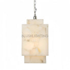 Alabaster Cube Pendant Light - Blushlighting