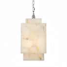 Alabaster Cube Pendant Light-Blushlighting-Blushlighting