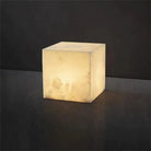 Alabaster Cubic Linear Chandelier - 6 Lights: 28.3" LBlushlighting